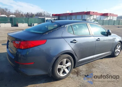 2015 Kia Optima Lx из США, поврежденный, VIN 5XXGM4A79FG473358